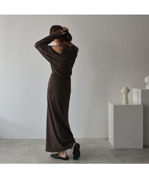 Lavish Gate | ブラウンのみ10月中旬入荷分　予約販売　onepiece-04027　日本製　4way レイヤードワンピース　モカベージュ　ブラウン(ワンピース)