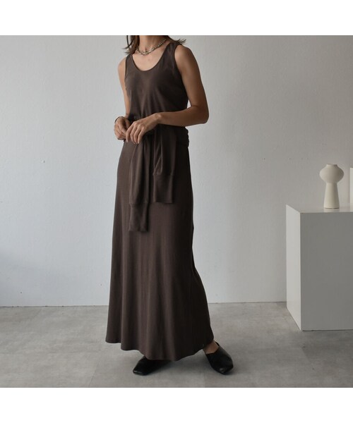 Lavish Gate（ラヴィッシュゲート）の「onepiece-04027　日本製　4way レイヤードワンピース　モカベージュ　ブラウン（ワンピース・レディース・その他）」の3枚目の写真