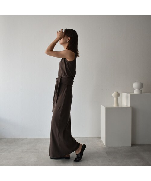 Lavish Gate（ラヴィッシュゲート）の「onepiece-04027　日本製　4way レイヤードワンピース　モカベージュ　ブラウン（ワンピース・レディース・その他）」の4枚目の写真