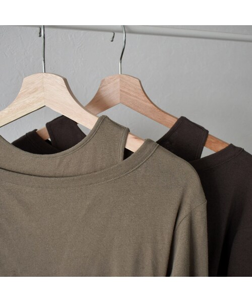 Lavish Gate（ラヴィッシュゲート）の「onepiece-04027　日本製　4way レイヤードワンピース　モカベージュ　ブラウン（ワンピース・レディース・その他）」の12枚目の写真