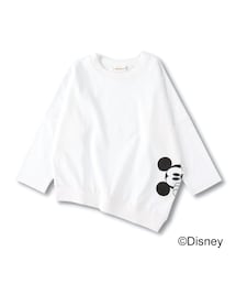 BRANSHES | 【ミッキーマウス】アシンメトリー長袖Tシャツ(Tシャツ/カットソー)