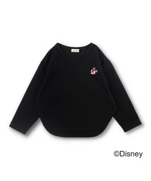 BRANSHES | 【ミニーマウス】ワンポイント刺繍長袖Tシャツ(Tシャツ/カットソー)