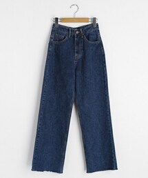 DHOLIC | カットオフワイドデニムパンツ(デニムパンツ)