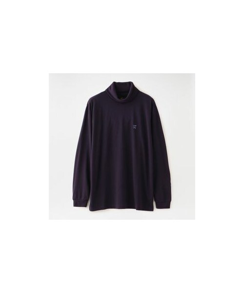 Needles（ニードルス）の「【Needles】MEN L/S Turtle Neck Tee - Poly Jersey HM246（その他トップス・メンズ・ホワイト/ブラック/パープル・S/M）」の3枚目の写真