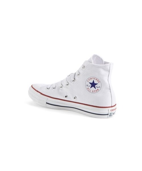 CONVERSE（コンバース）の「Converse Chuck Taylor® High Top Sneaker (Women) (2 for $82)（スニーカー・Optic White/Black・6.5 M/7 M/10.5 M/10 M/8.5 M/7.5 M/9.5 M/6 M/5.5 M/5 M/8 M/13 M/9 M/12.5 M/12 M/11 M）」の3枚目の写真