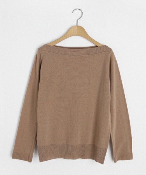 DHOLIC（ディーホリック）の「ボートネックニット（ニット/セーター・レディース・ホワイト/ベージュ/ブラウン/ブラック/グリーン・FREE）」の4枚目の写真