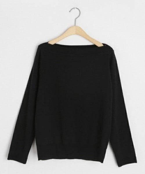 DHOLIC（ディーホリック）の「ボートネックニット（ニット/セーター・レディース・ホワイト/ベージュ/ブラウン/ブラック/グリーン・FREE）」の2枚目の写真