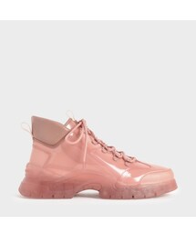 【2020 FALL】チャンキーハイトップ スニーカー / Chunky High Top Sneakers （Blush）