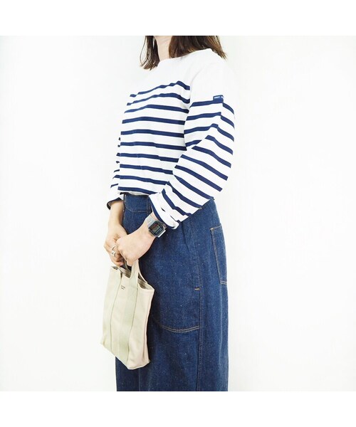 SAINT JAMES（セントジェームス）の「NAVAL [ NAIGE/MARINE (WHNY)]（Tシャツ/カットソー・レディース・その他）」の4枚目の写真