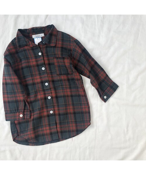 Cache Cache カシュ カシュ の チェックシャツ カーキ シャツ ブラウス Wear