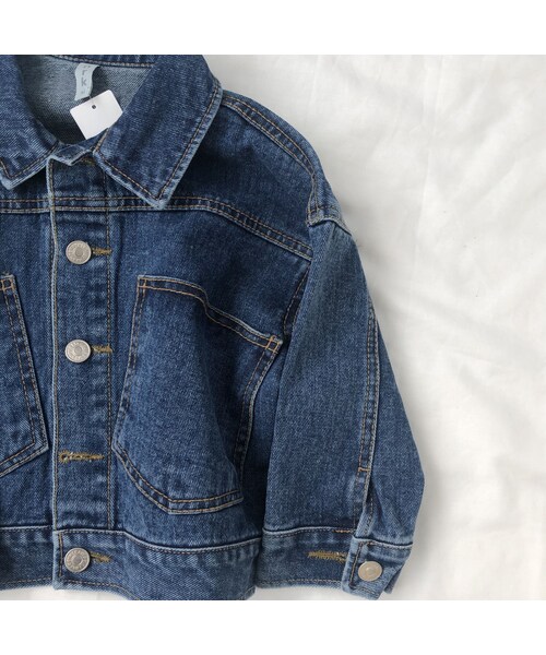 cache cache（カシュ カシュ）の「デニムジャケット　140（デニムジャケット・キッズ・その他）」の2枚目の写真