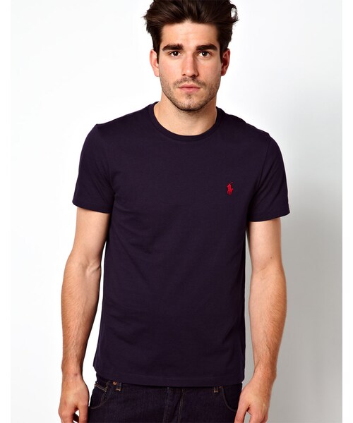 POLO RALPH LAUREN(ポロ ラルフ ローレン)の「Polo Ralph Lauren Logo Crew Neck T-Shirt(Tシャツ/カットソー・navy・XXL)」の1枚目の写真