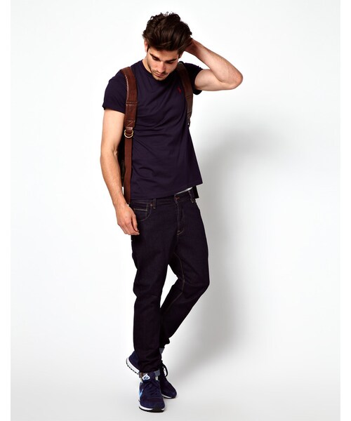 POLO RALPH LAUREN(ポロ ラルフ ローレン)の「Polo Ralph Lauren Logo Crew Neck T-Shirt(Tシャツ/カットソー・navy・XXL)」の2枚目の写真