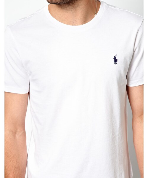 POLO RALPH LAUREN(ポロ ラルフ ローレン)の「Polo Ralph Lauren Logo Crew Neck T-Shirt(Tシャツ/カットソー・white・XXL-Chest 44-46")」の4枚目の写真