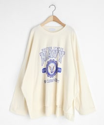 DHOLIC | アンバランスプリントウェット(スウェット)