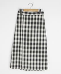 DHOLIC | チェックHラインスカート(スカート)