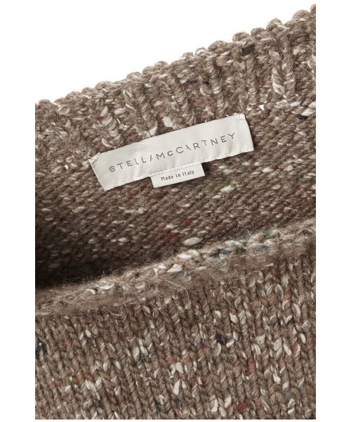STELLA McCARTNEY（ステラマッカートニー）の「Stella McCartney Chunky-knit wool-blend shoulder bag（ショルダーバッグ・レディース・Brown・One size）」の4枚目の写真