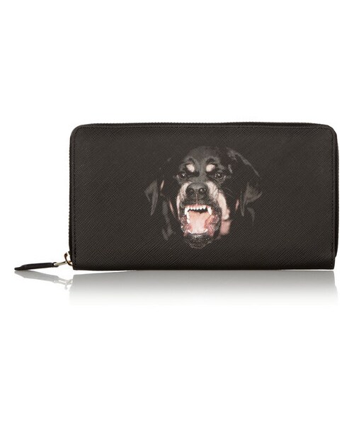 Givenchy ジバンシィ の Givenchy Rottweiler Wallet In Coated Canvas 財布 Wear