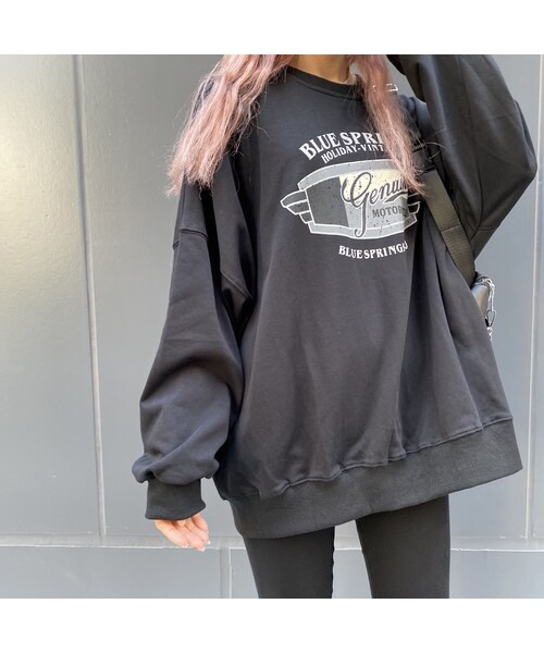 no brand（ノーブランド）の「ミニ裏SW｢BLUE｣#2632（スウェット・レディース・その他）」の5枚目の写真