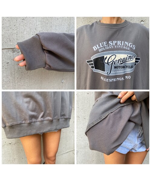 no brand（ノーブランド）の「ミニ裏SW｢BLUE｣#2632（スウェット・レディース・その他）」の14枚目の写真