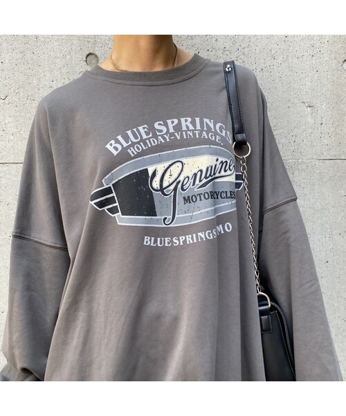 no brand（ノーブランド）の「ミニ裏SW｢BLUE｣#2632（スウェット・レディース・その他）」の8枚目の写真