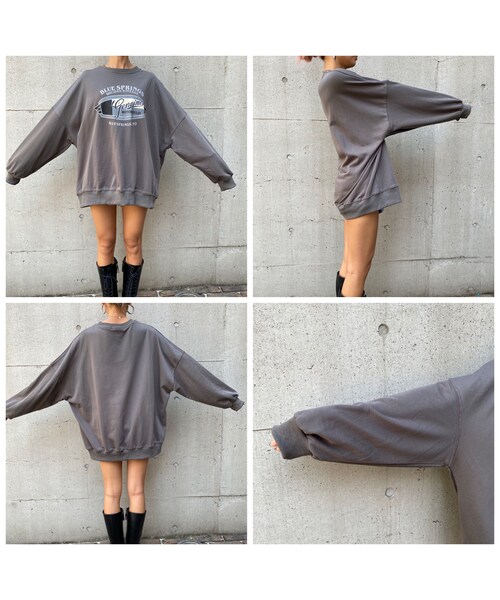 no brand（ノーブランド）の「ミニ裏SW｢BLUE｣#2632（スウェット・レディース・その他）」の13枚目の写真