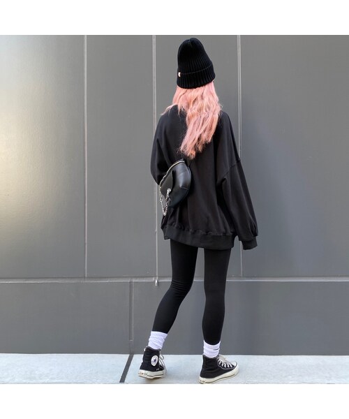 no brand（ノーブランド）の「ミニ裏SW｢BLUE｣#2632（スウェット・レディース・その他）」の4枚目の写真