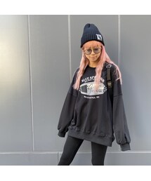 no brand | ミニ裏SW｢BLUE｣#2632(スウェット)