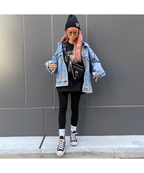 no brand（ノーブランド）の「ミニ裏SW｢BLUE｣#2632（スウェット・レディース・その他）」の6枚目の写真