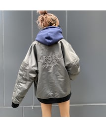 no brand | 立体刺繍BL｢LOVES TO YOU｣#8116A(ブルゾン)