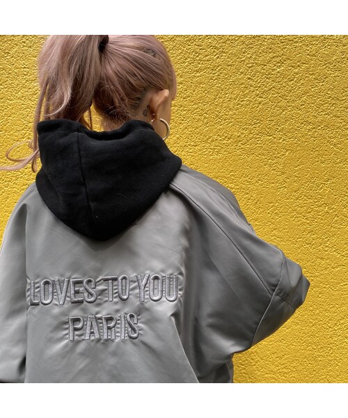 no brand（ノーブランド）の「立体刺繍BL｢LOVES TO YOU｣#8116A（ブルゾン・レディース・その他）」の12枚目の写真