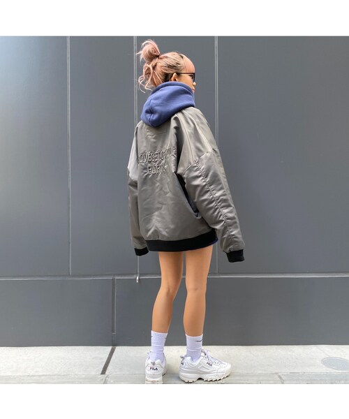 no brand（ノーブランド）の「立体刺繍BL｢LOVES TO YOU｣#8116A（ブルゾン・レディース・その他）」の2枚目の写真