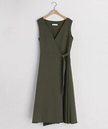 DHOLIC | プリーツベルトラップワンピース(ワンピース)