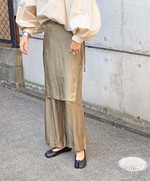 no brand（ノーブランド）の「ヴィンテージサテンサロンPT（その他パンツ・レディース・その他）」の6枚目の写真