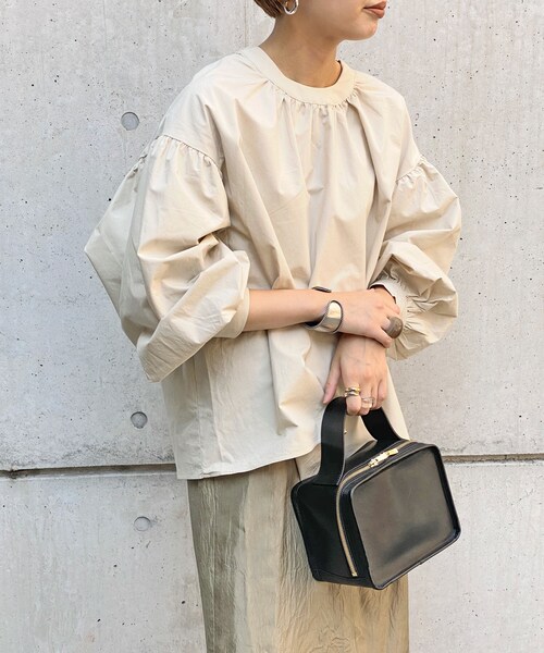 no brand(ノーブランド)の「バルーンスリーブコットンBL(シャツ/ブラウス・レディース・その他)」の8枚目の写真