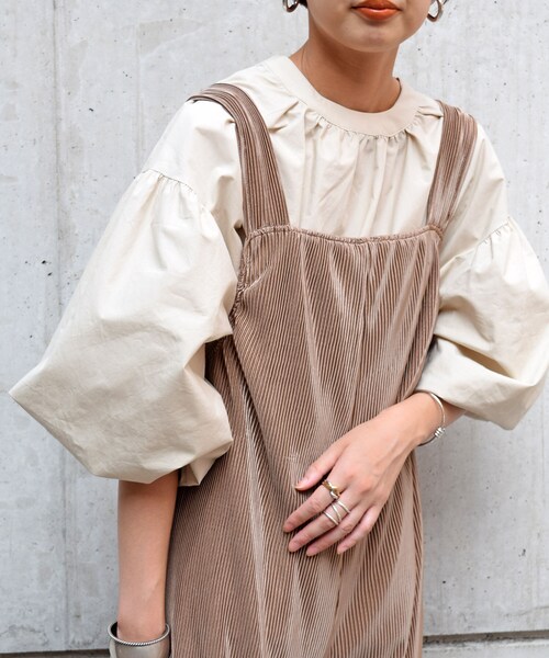 no brand(ノーブランド)の「バルーンスリーブコットンBL(シャツ/ブラウス・レディース・その他)」の7枚目の写真