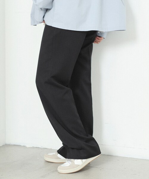 BOYSHE（ボーイシー）の「ロングワイドスラックス　ブラック【2 size】（スラックス・レディース・その他）」の9枚目の写真