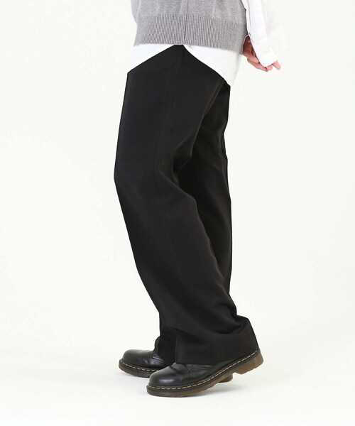 BOYSHE（ボーイシー）の「ロングワイドスラックス　ブラック【2 size】（スラックス・レディース・その他）」の8枚目の写真