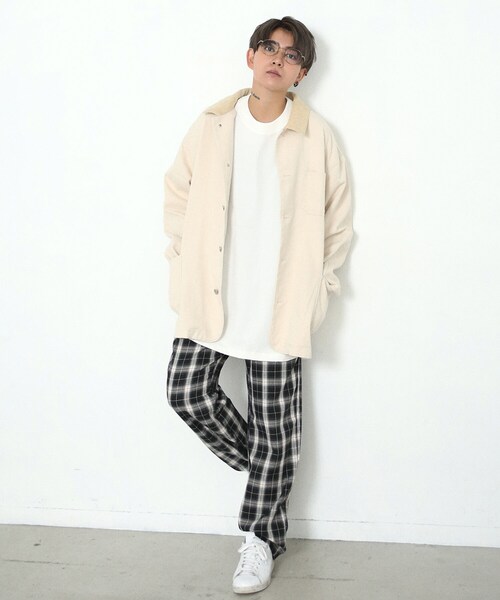 BOYSHE（ボーイシー）の「コットン チェックセミワイドパンツ　ブラック（その他パンツ・レディース・その他）」の10枚目の写真