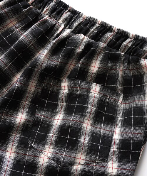 BOYSHE（ボーイシー）の「コットン チェックセミワイドパンツ　ブラック（その他パンツ・レディース・その他）」の12枚目の写真