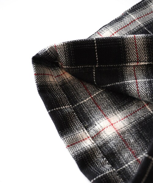 BOYSHE（ボーイシー）の「コットン チェックセミワイドパンツ　ブラック（その他パンツ・レディース・その他）」の13枚目の写真