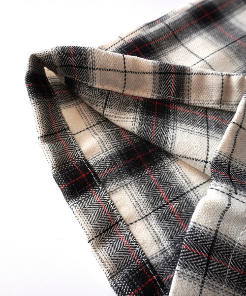 BOYSHE(ボーイシー)の「コットン チェックセミワイドパンツ アイボリー(その他パンツ・レディース・その他)」の11枚目の写真