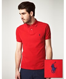POLO RALPH LAUREN | Polo Ralph Lauren Plain Logo Slim Fit Polo(ポロシャツ)