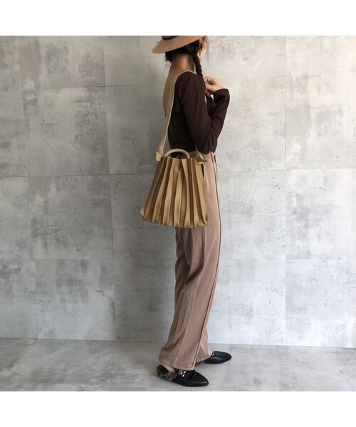 copine（コピン）の「プリーツデザイン2WAY BAG(2color)（ショルダーバッグ・レディース・その他）」の10枚目の写真