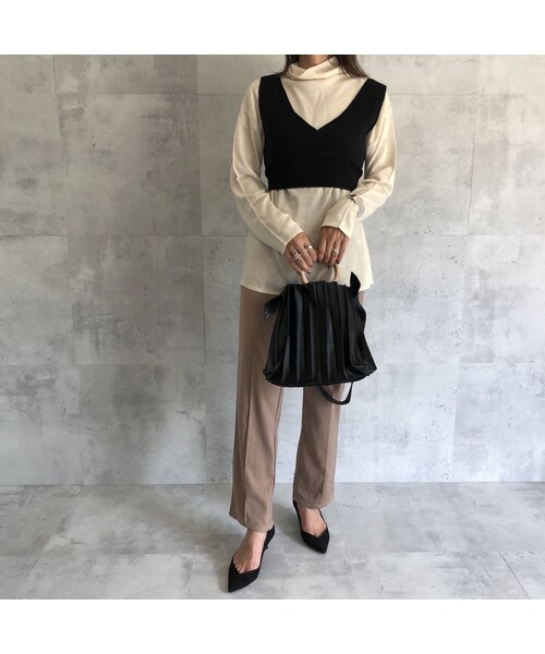 copine（コピン）の「プリーツデザイン2WAY BAG(2color)（ショルダーバッグ・レディース・その他）」の12枚目の写真