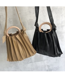 copine | プリーツデザイン2WAY BAG(2color)(ショルダーバッグ)