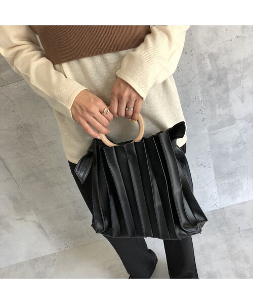 copine（コピン）の「プリーツデザイン2WAY BAG(2color)（ショルダーバッグ・レディース・その他）」の15枚目の写真