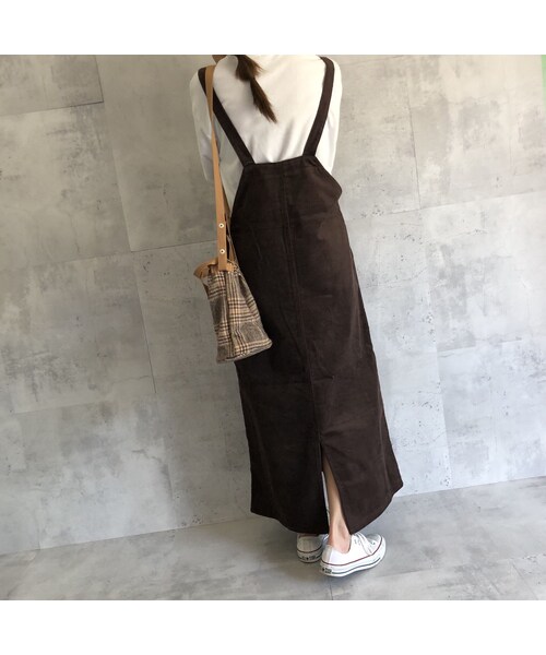 copine(コピン)の「バック裾スリット!美シルエットコーデュロイジャンスカ(3color)【クリックポスト対象商品】(スカート・レディース・その他)」の14枚目の写真