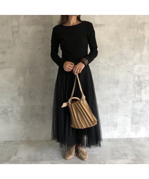 copine(コピン)の「優秀着回しitem!バックオープンリブカットソー(4color)【クリックポスト対象商品】(Tシャツ/カットソー・レディース・その他)」の3枚目の写真