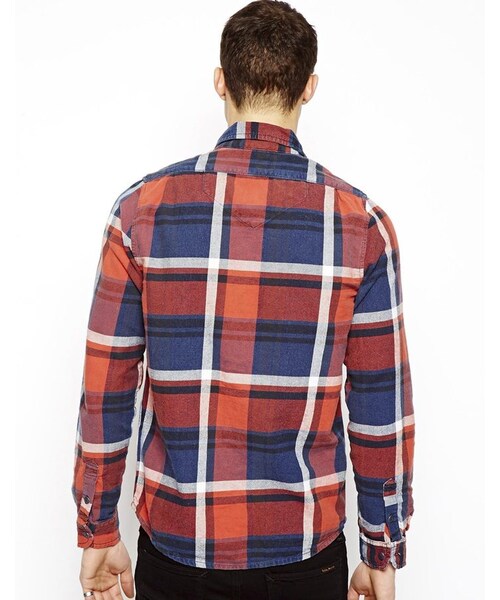 Nudie Jeans(ヌーディージーンズ)の「Nudie Jeans Nudie Check Shirt with Indigo Fade(シャツ/ブラウス・indigofadecheck・S-Chest 36-38")」の4枚目の写真